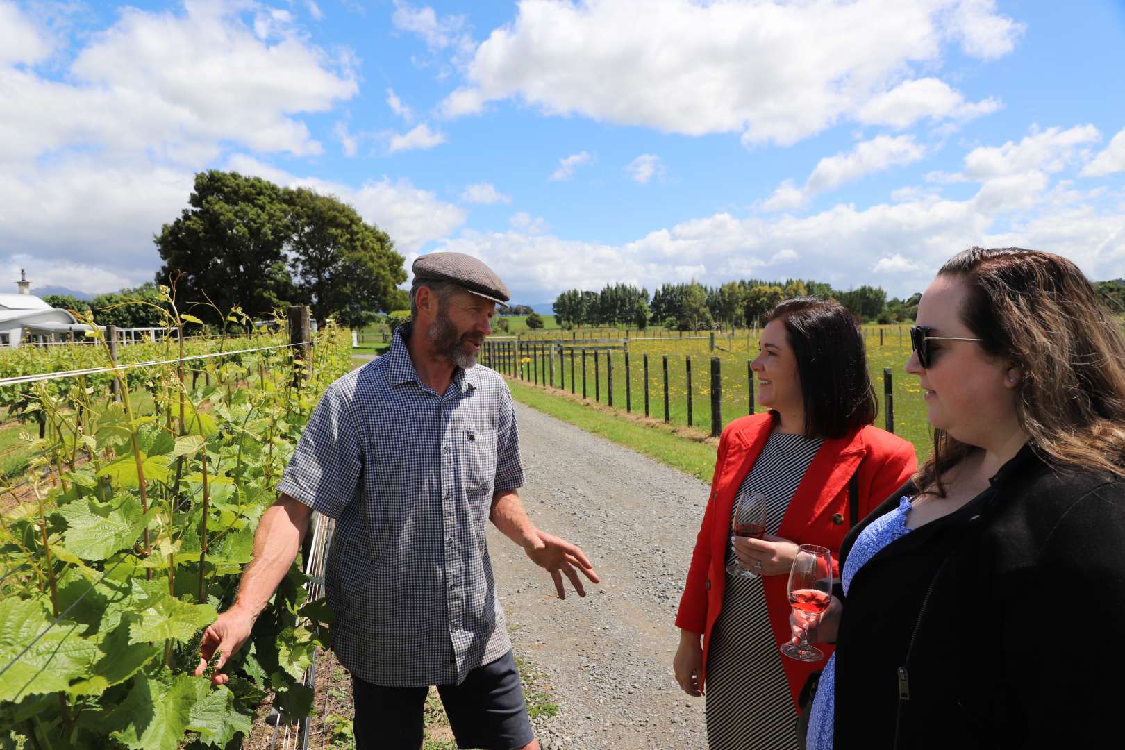 A stroll through the Le Gra Vineyard with Owner/Viticulturist Brian Geary